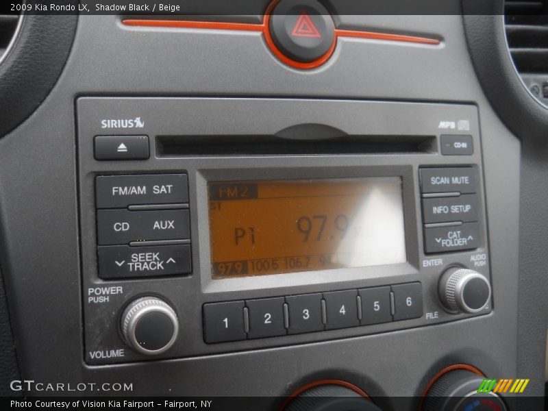 Shadow Black / Beige 2009 Kia Rondo LX