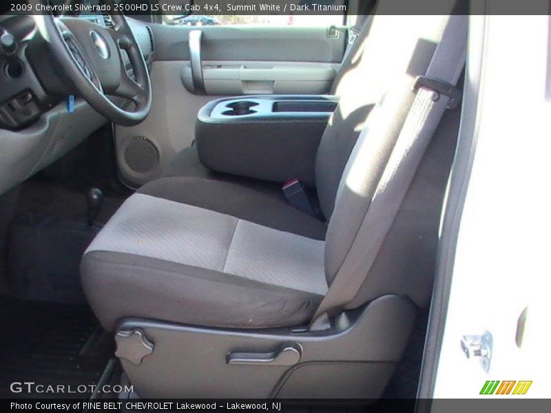 Summit White / Dark Titanium 2009 Chevrolet Silverado 2500HD LS Crew Cab 4x4