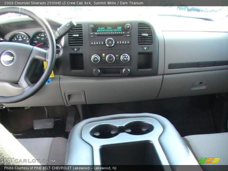 Summit White / Dark Titanium 2009 Chevrolet Silverado 2500HD LS Crew Cab 4x4