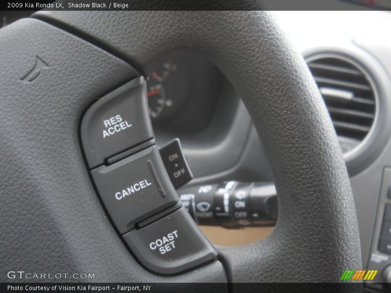 Shadow Black / Beige 2009 Kia Rondo LX