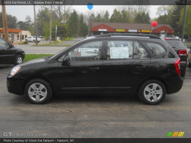 Shadow Black / Beige 2009 Kia Rondo LX