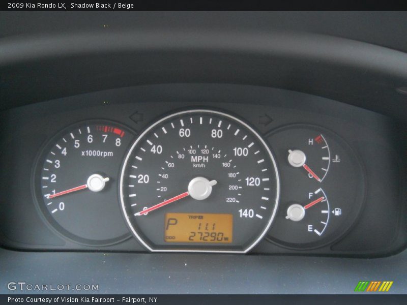 Shadow Black / Beige 2009 Kia Rondo LX