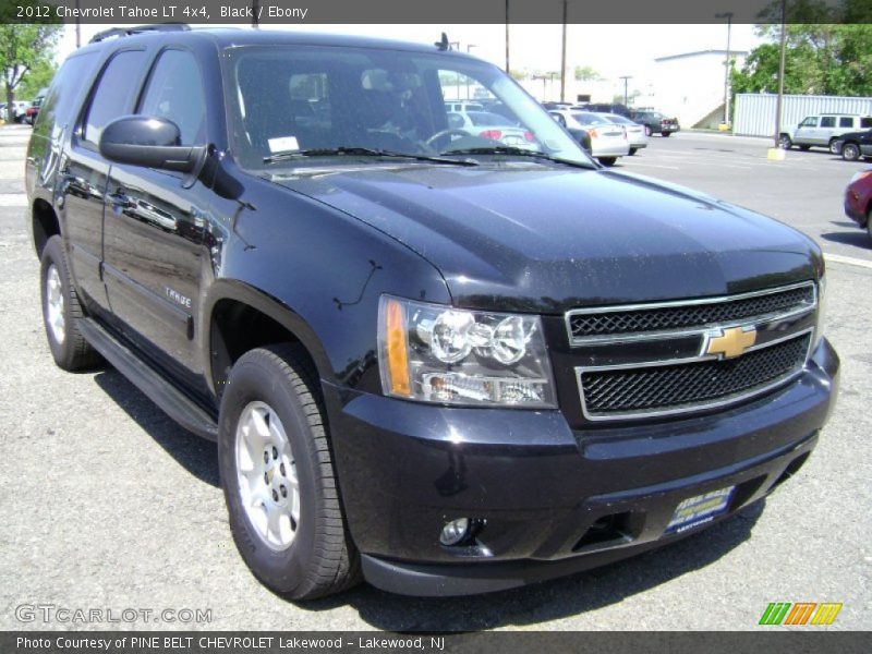 Black / Ebony 2012 Chevrolet Tahoe LT 4x4