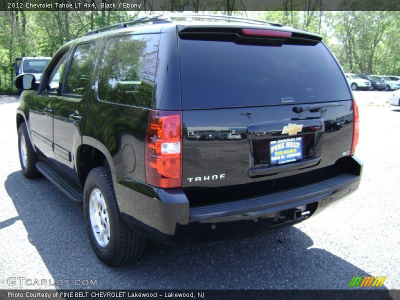 Black / Ebony 2012 Chevrolet Tahoe LT 4x4