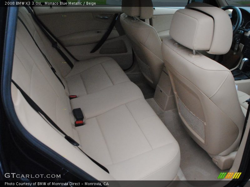 Monaco Blue Metallic / Beige 2008 BMW X3 3.0si