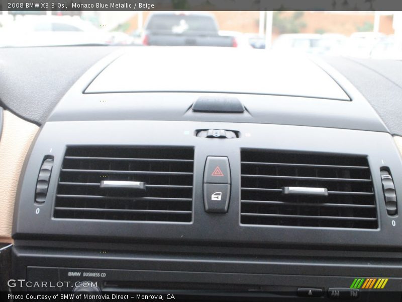 Monaco Blue Metallic / Beige 2008 BMW X3 3.0si