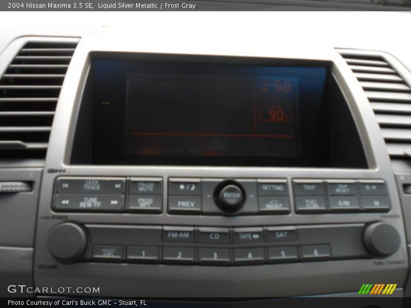 Liquid Silver Metallic / Frost Gray 2004 Nissan Maxima 3.5 SE
