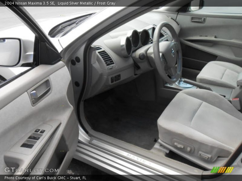 Liquid Silver Metallic / Frost Gray 2004 Nissan Maxima 3.5 SE