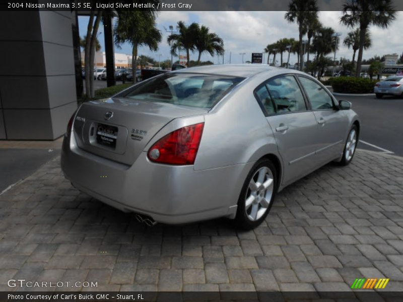 Liquid Silver Metallic / Frost Gray 2004 Nissan Maxima 3.5 SE