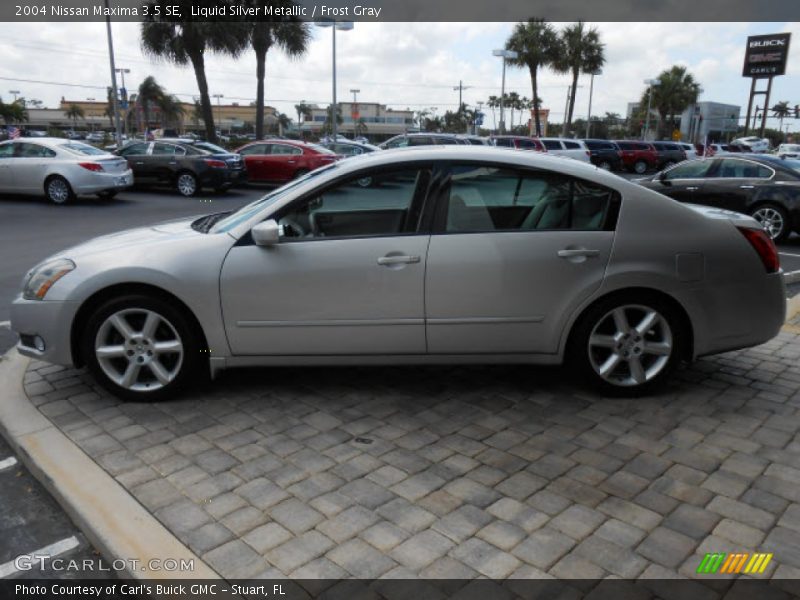 Liquid Silver Metallic / Frost Gray 2004 Nissan Maxima 3.5 SE