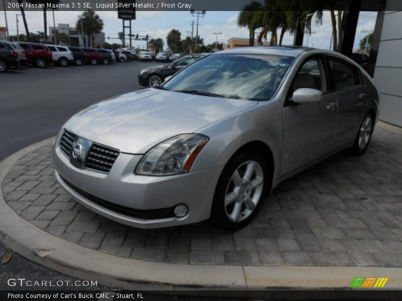 Liquid Silver Metallic / Frost Gray 2004 Nissan Maxima 3.5 SE