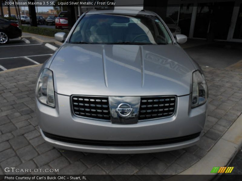 Liquid Silver Metallic / Frost Gray 2004 Nissan Maxima 3.5 SE