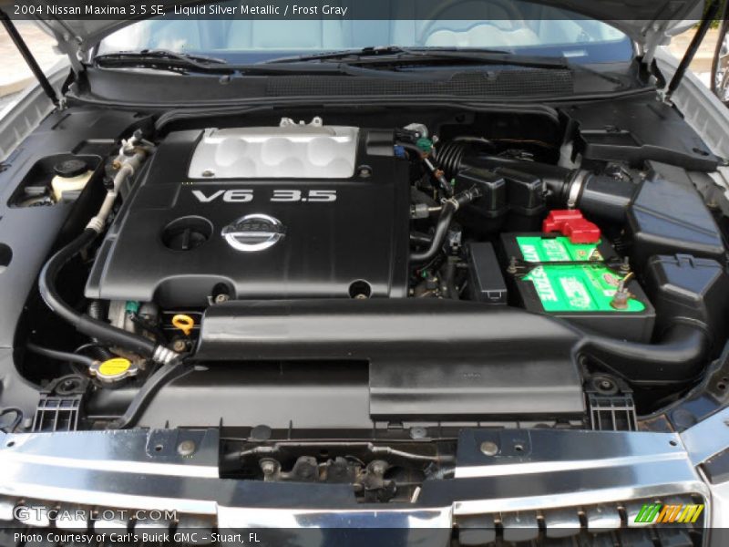 Liquid Silver Metallic / Frost Gray 2004 Nissan Maxima 3.5 SE