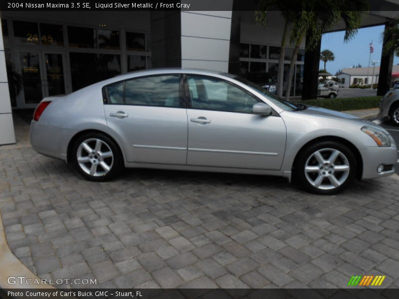 Liquid Silver Metallic / Frost Gray 2004 Nissan Maxima 3.5 SE