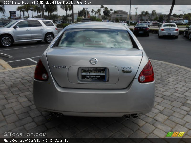 Liquid Silver Metallic / Frost Gray 2004 Nissan Maxima 3.5 SE