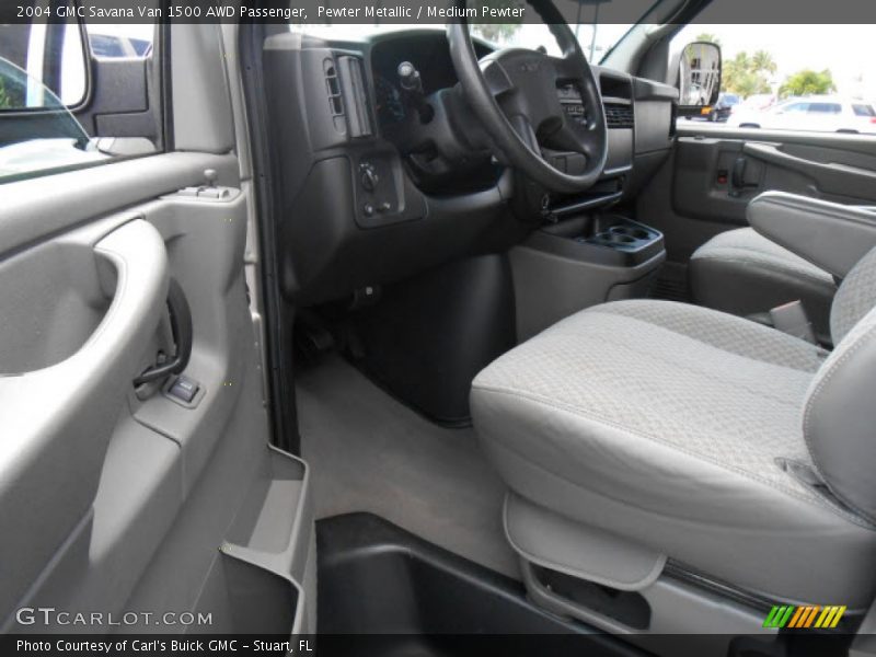 Pewter Metallic / Medium Pewter 2004 GMC Savana Van 1500 AWD Passenger