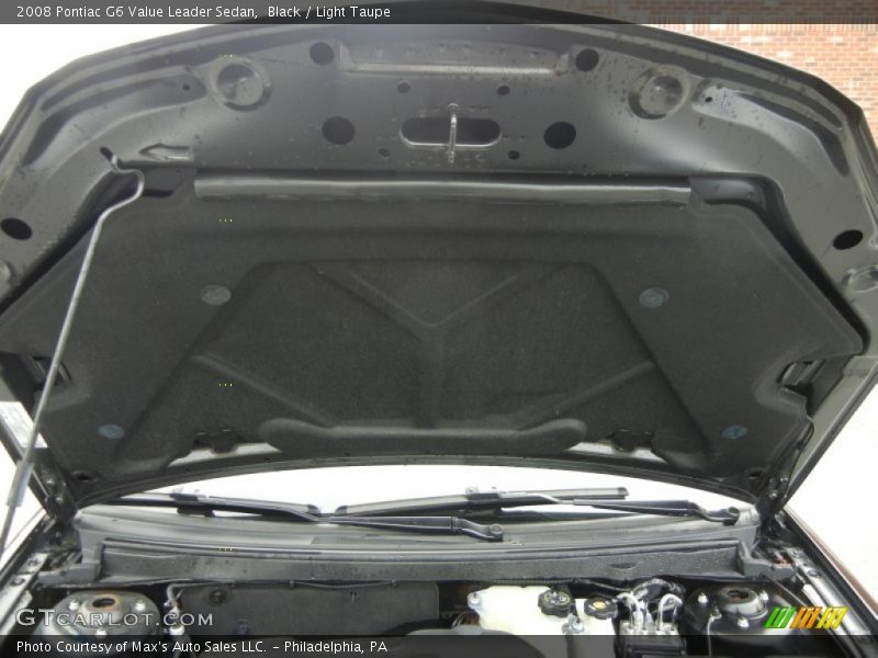 Black / Light Taupe 2008 Pontiac G6 Value Leader Sedan