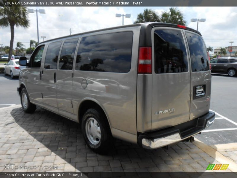 Pewter Metallic / Medium Pewter 2004 GMC Savana Van 1500 AWD Passenger