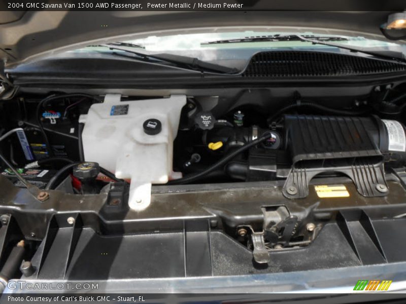 Pewter Metallic / Medium Pewter 2004 GMC Savana Van 1500 AWD Passenger
