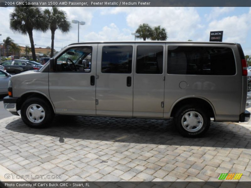 Pewter Metallic / Medium Pewter 2004 GMC Savana Van 1500 AWD Passenger
