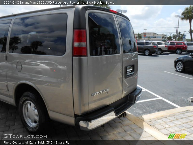 Pewter Metallic / Medium Pewter 2004 GMC Savana Van 1500 AWD Passenger