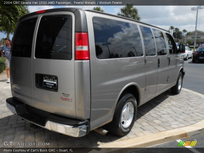 Pewter Metallic / Medium Pewter 2004 GMC Savana Van 1500 AWD Passenger