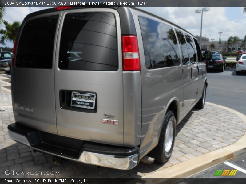 Pewter Metallic / Medium Pewter 2004 GMC Savana Van 1500 AWD Passenger