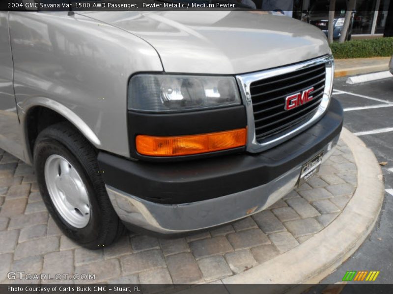 Pewter Metallic / Medium Pewter 2004 GMC Savana Van 1500 AWD Passenger