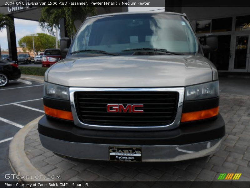 Pewter Metallic / Medium Pewter 2004 GMC Savana Van 1500 AWD Passenger
