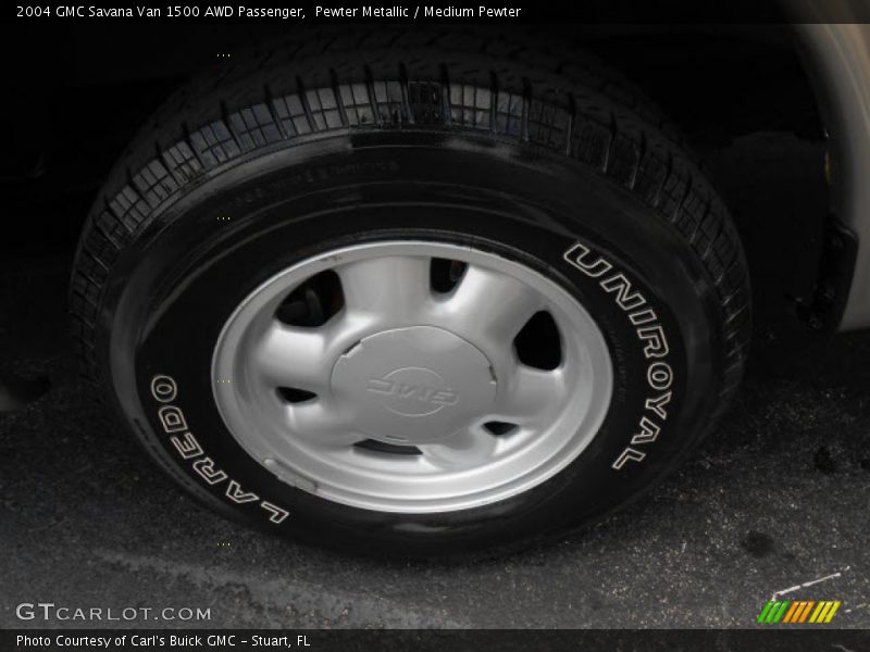Pewter Metallic / Medium Pewter 2004 GMC Savana Van 1500 AWD Passenger