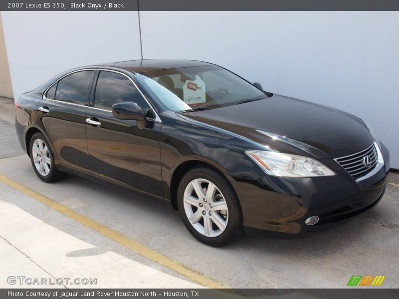 Black Onyx / Black 2007 Lexus ES 350