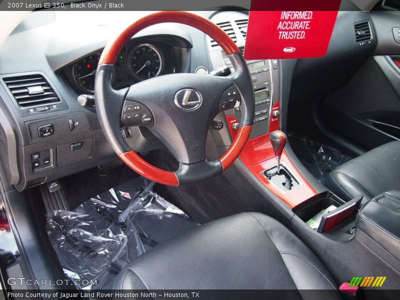 Black Onyx / Black 2007 Lexus ES 350