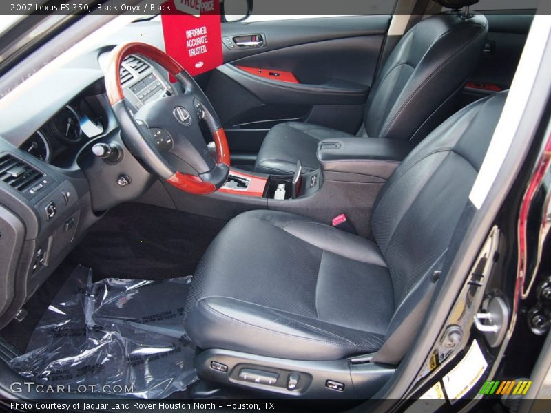 Black Onyx / Black 2007 Lexus ES 350