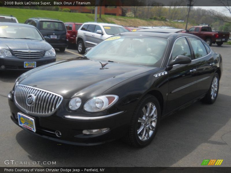 Black Onyx / Titanium 2008 Buick LaCrosse Super