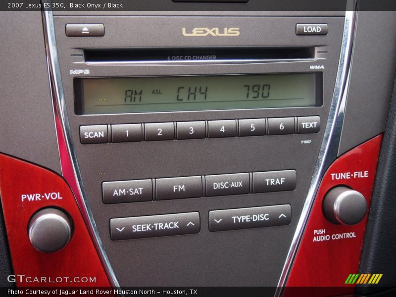 Black Onyx / Black 2007 Lexus ES 350