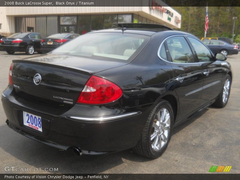 Black Onyx / Titanium 2008 Buick LaCrosse Super