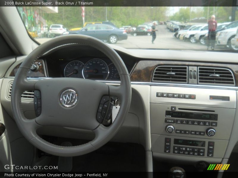 Black Onyx / Titanium 2008 Buick LaCrosse Super