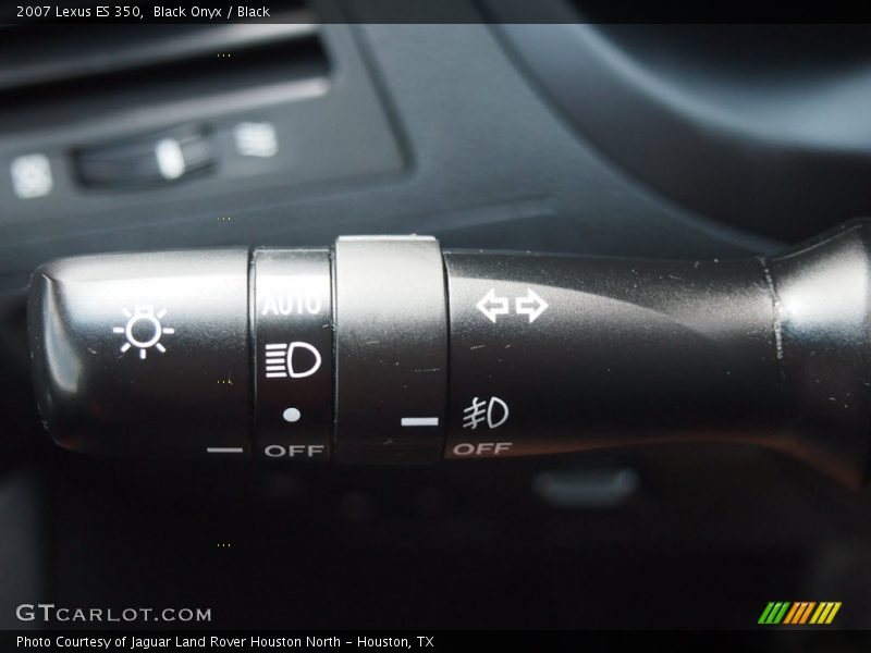 Black Onyx / Black 2007 Lexus ES 350