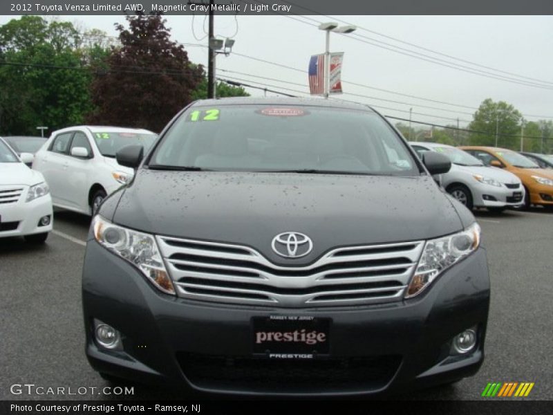 Magnetic Gray Metallic / Light Gray 2012 Toyota Venza Limited AWD
