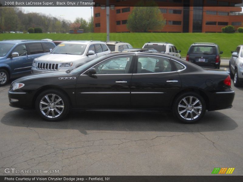 Black Onyx / Titanium 2008 Buick LaCrosse Super
