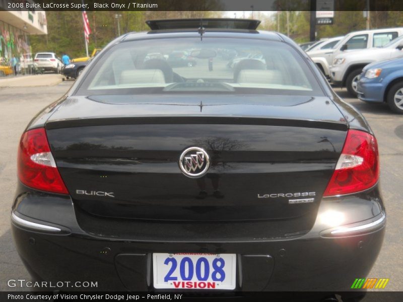 Black Onyx / Titanium 2008 Buick LaCrosse Super