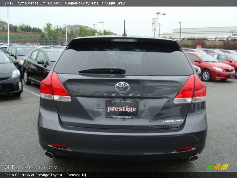 Magnetic Gray Metallic / Light Gray 2012 Toyota Venza Limited AWD
