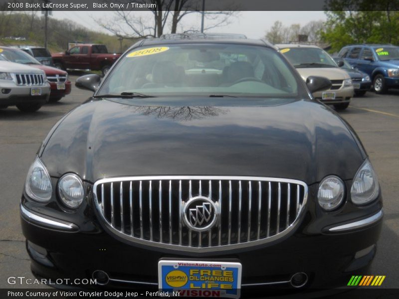 Black Onyx / Titanium 2008 Buick LaCrosse Super