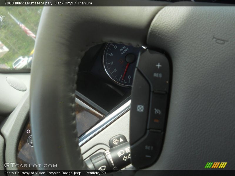 Black Onyx / Titanium 2008 Buick LaCrosse Super