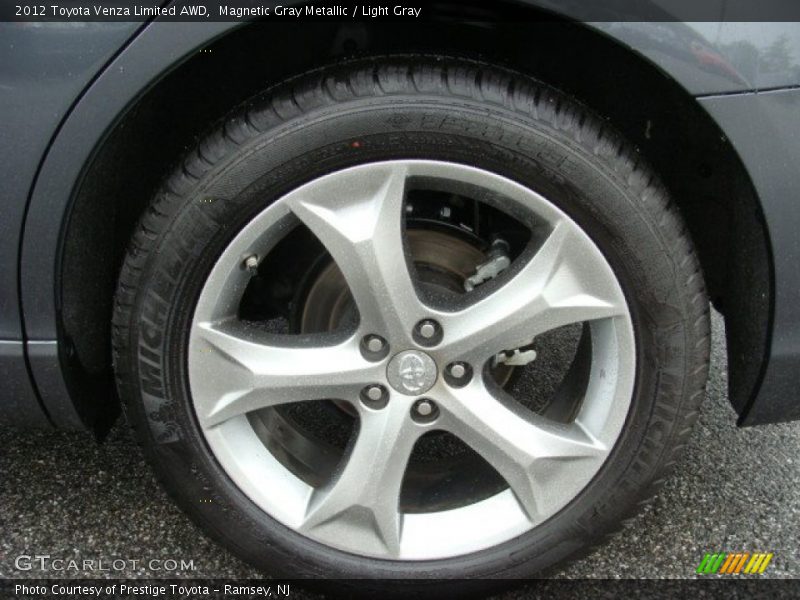 Magnetic Gray Metallic / Light Gray 2012 Toyota Venza Limited AWD