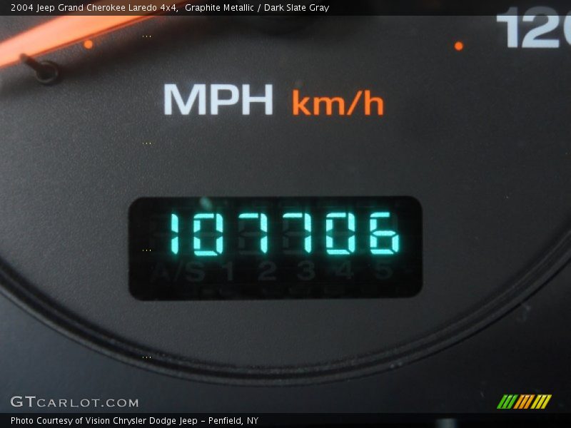 Graphite Metallic / Dark Slate Gray 2004 Jeep Grand Cherokee Laredo 4x4