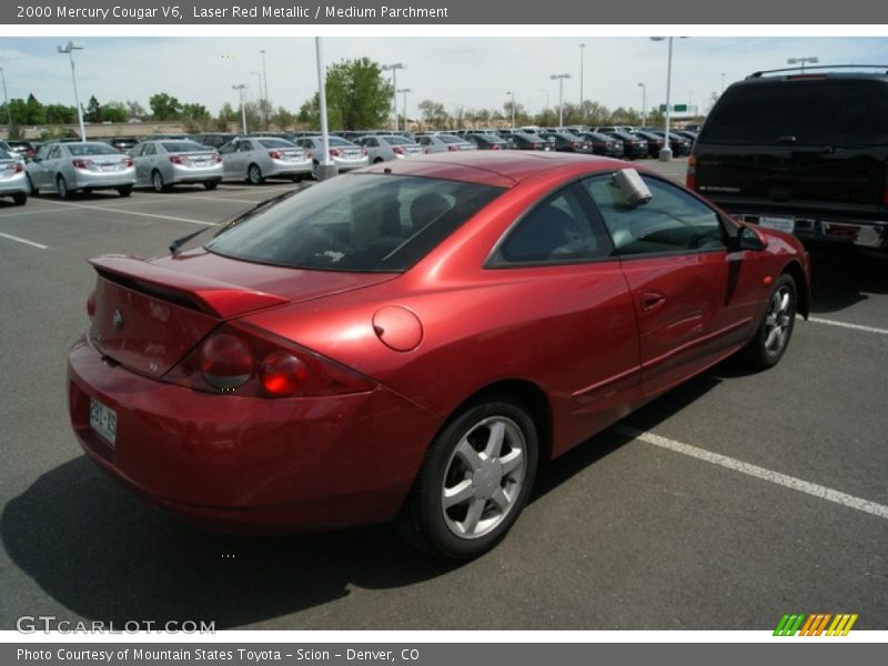  2000 Cougar V6 Laser Red Metallic