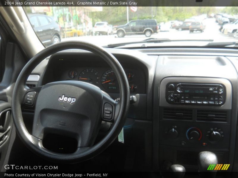 Graphite Metallic / Dark Slate Gray 2004 Jeep Grand Cherokee Laredo 4x4