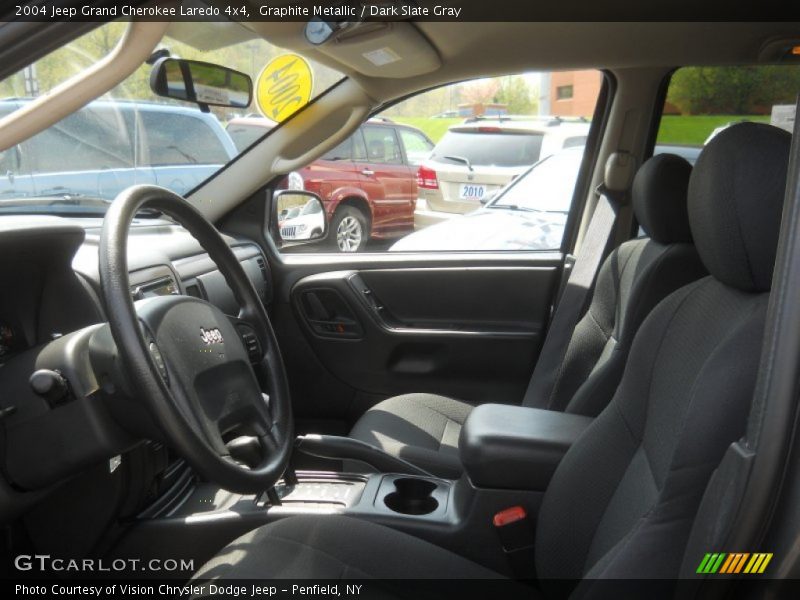 Graphite Metallic / Dark Slate Gray 2004 Jeep Grand Cherokee Laredo 4x4