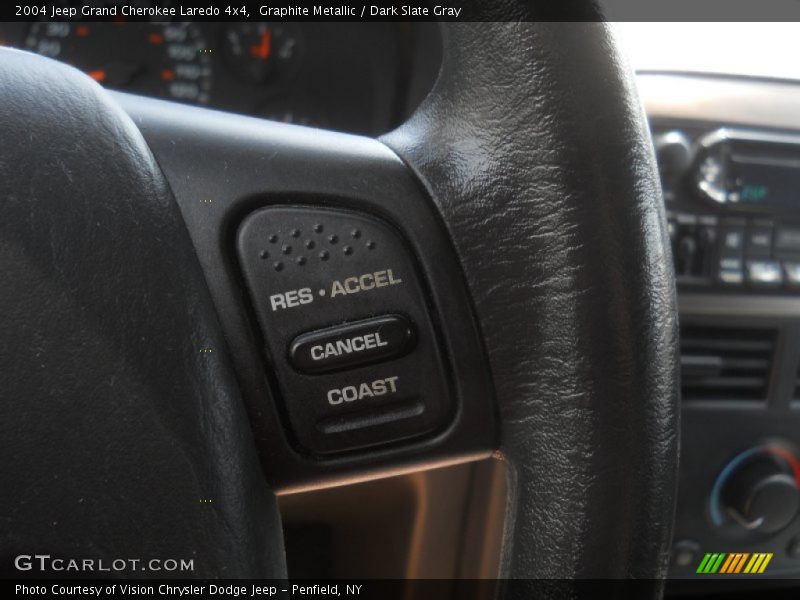 Graphite Metallic / Dark Slate Gray 2004 Jeep Grand Cherokee Laredo 4x4